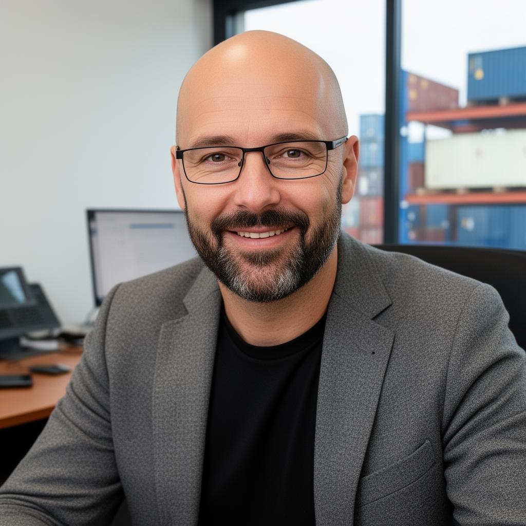 Portraitfoto von Michael Schürger, Speditionsleiter, Global Logistics - Kundenstimme zu FahrerBoost